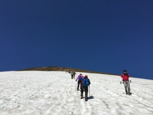 旭岳への最後の登り