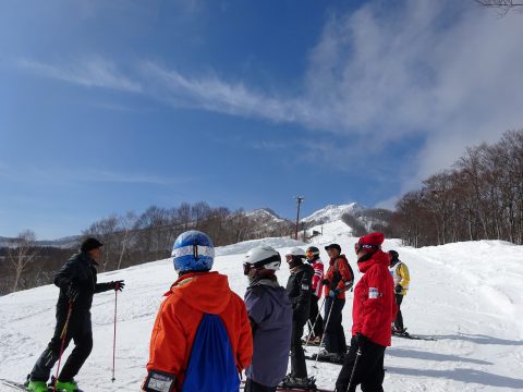 関温泉スキー場での講習会”