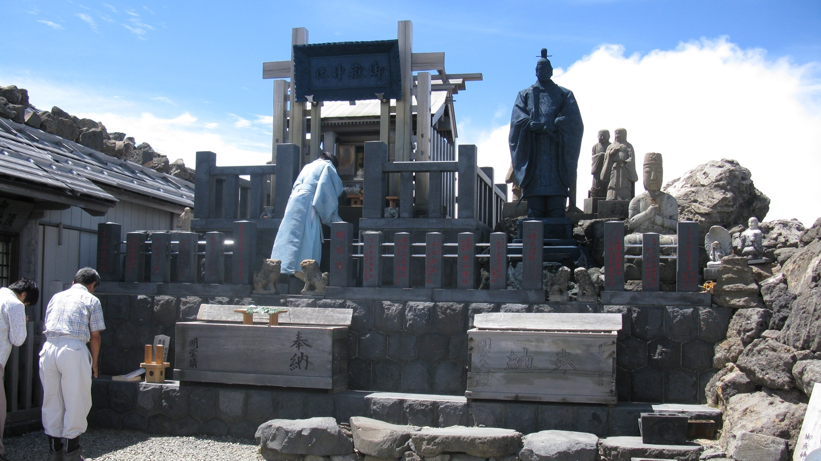 噴火前の御嶽神社奥宮