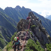 穂高岳(奥穂南稜) | みろく山の会：横浜にある山岳会（登山