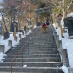 御嶽神社の長ーい階段