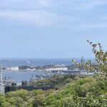 十三峠から見た横須賀港