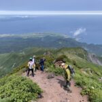 景色を楽しんで下山します