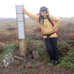 東焼石岳は霧の中